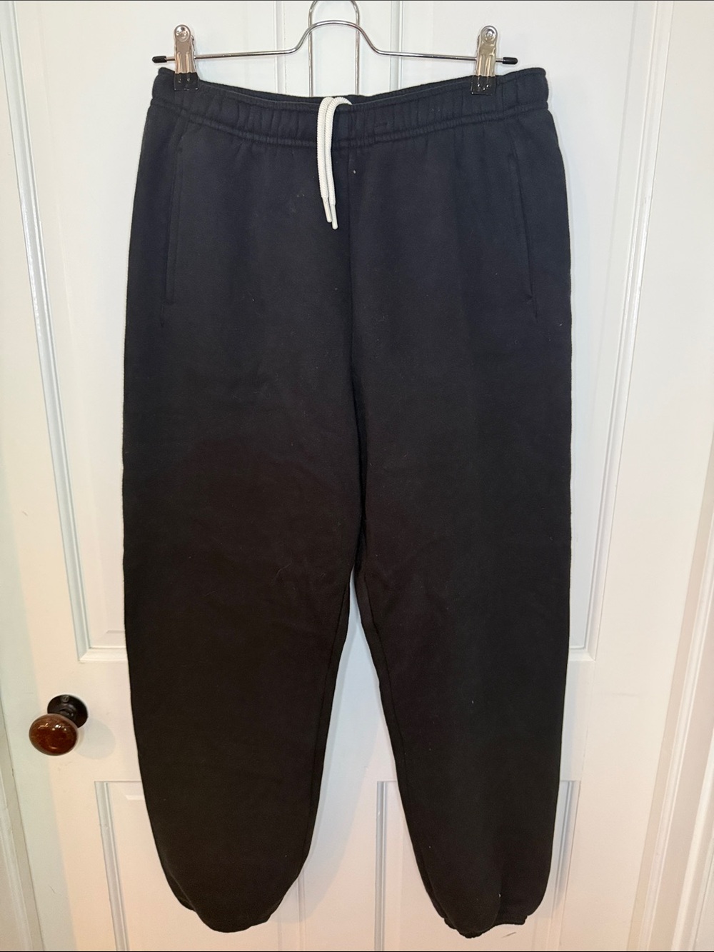 Women's Offline Cloud Fleece Classic Fit Black Drawstring Joggers
